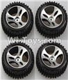 Wltoys A959 Official Wheel(2pcs Left and 2pcs Right Wheel) Parts,(Both for A959 A959B)
